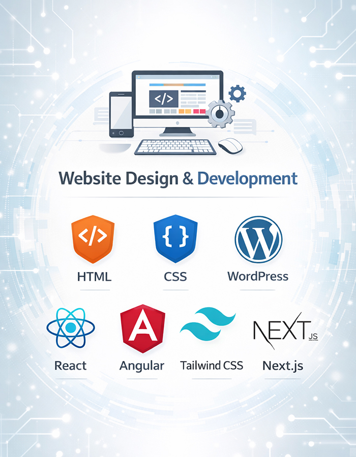 website design and development company india